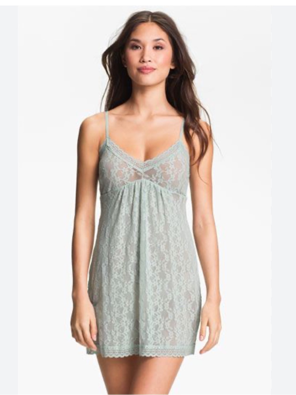 Eberjey 'Amaya' Chemise In Seaglass Size Medium NWT - Picture 8 of 8